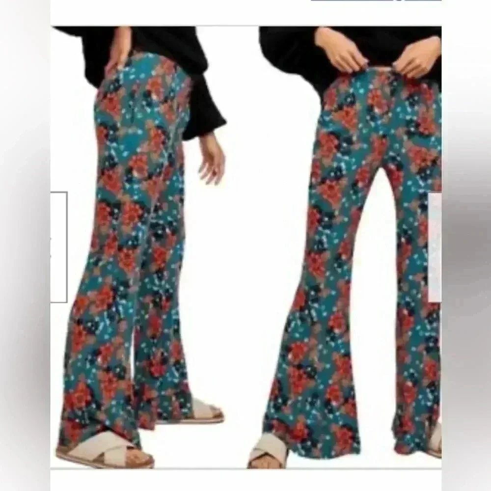 Free People Can’t Take My Eyes Off You Floral  Pants L
